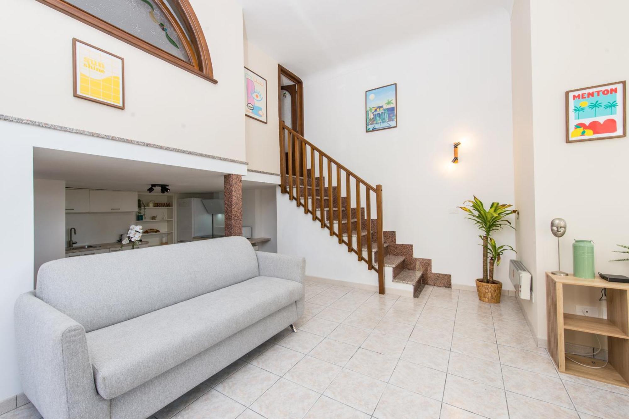 Oliviers -Agreable 2 Pieces Dans Maison Bourgeoise Menton Dış mekan fotoğraf